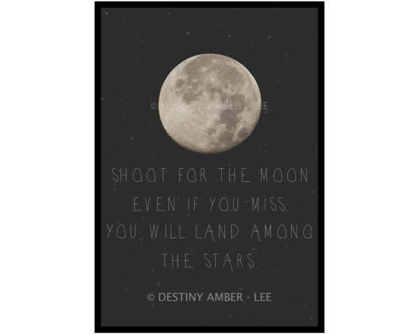 Shoot for the Moon - Art Print